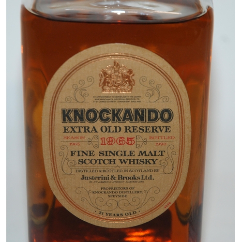 383 - A BOTTLE OF KNOCKANDO EXTRA OLD RESERVE  1965