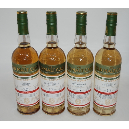 387 - FOUR BOTTLES OF THE OLD MALT CASK