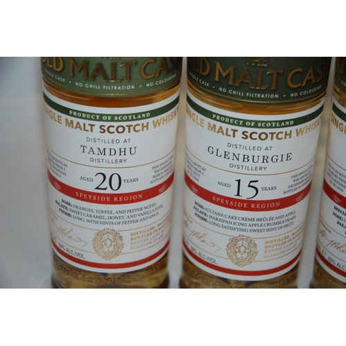 387 - FOUR BOTTLES OF THE OLD MALT CASK