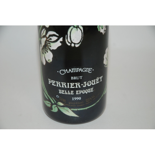 390 - A BOTTLE OF PERRIER-JOUET BELLE EPOQUE CHAMPAGNE  1990