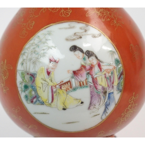 48 - A CHINESE REPUBLIC CYLINDRICAL VASE