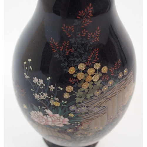 70 - A JAPANESE CLOISONNE VASE