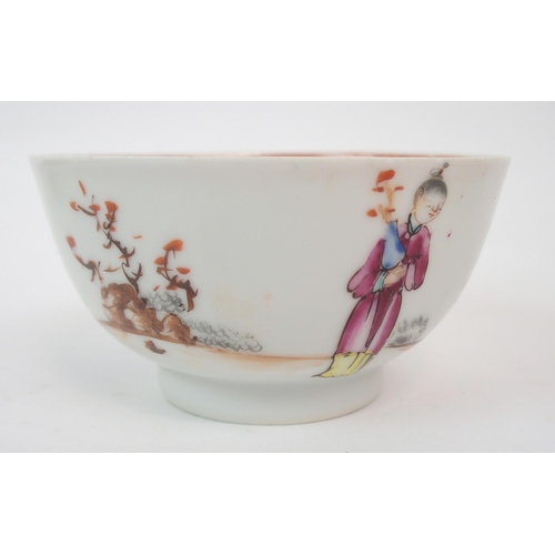 72 - FIVE CHINESE EXPORT RICE BOWLS AND SAUCERS