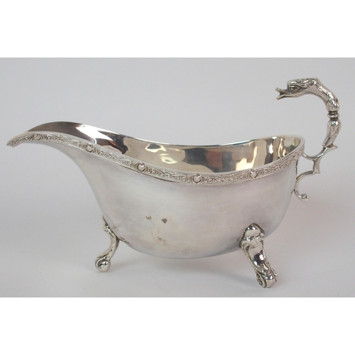 167 - A MODERN SILVER ICE PAIL AND COVER