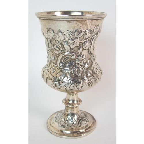 169 - A VICTORIAN SILVER SUGAR CASTOR