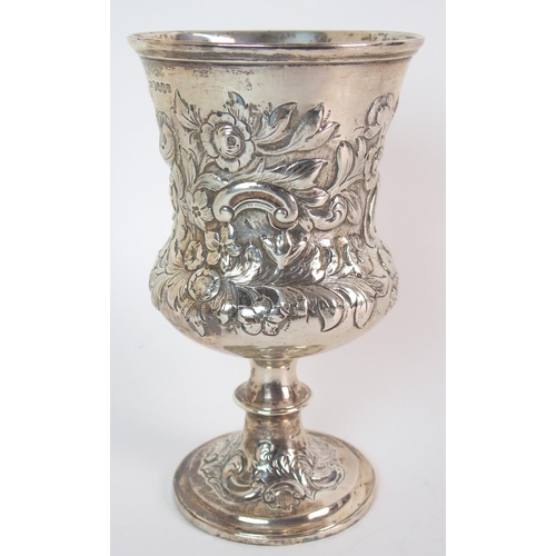 169 - A VICTORIAN SILVER SUGAR CASTOR