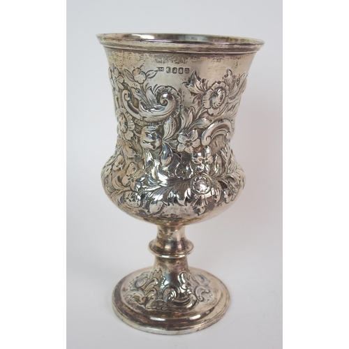 169 - A VICTORIAN SILVER SUGAR CASTOR