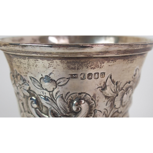 169 - A VICTORIAN SILVER SUGAR CASTOR