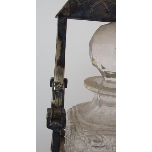 173 - AN EDWARDIAN SILVER MOUNTED EASEL MIRROR