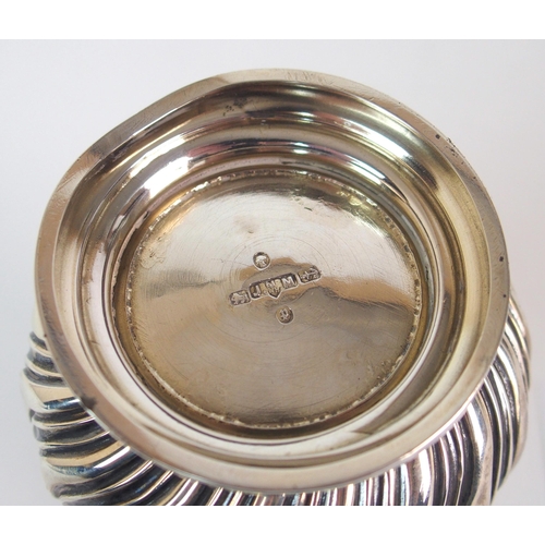 182 - AN 18TH CENTURY SILVER WINE COASTER