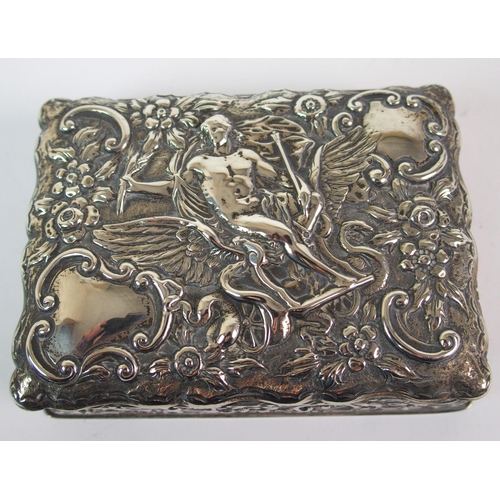 187 - A RUSSIAN SILVER NEILLO SNUFF BOX