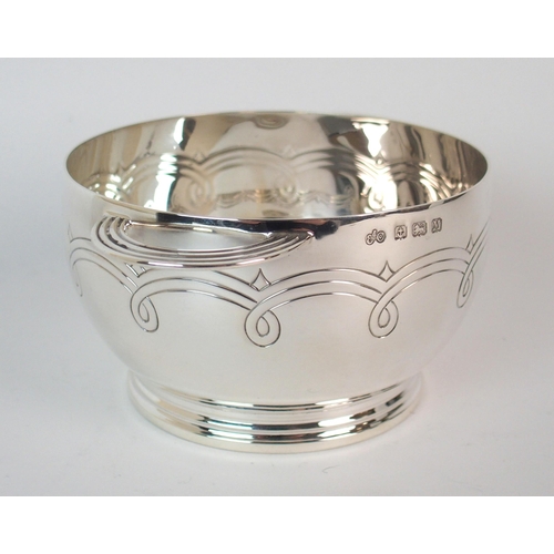 205 - A SILVER GOBLET