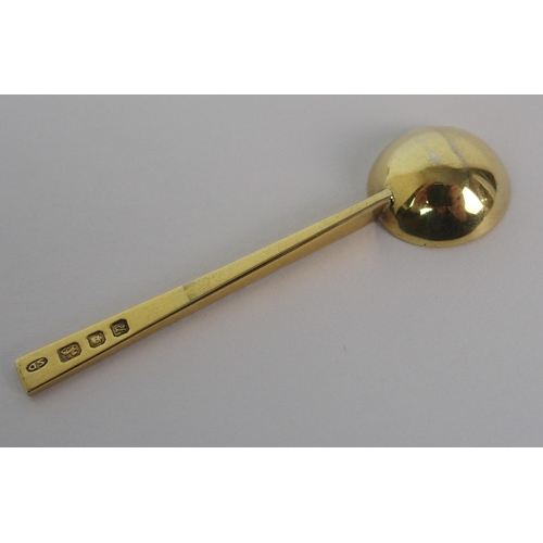 209 - A SILVER CADDY SPOON