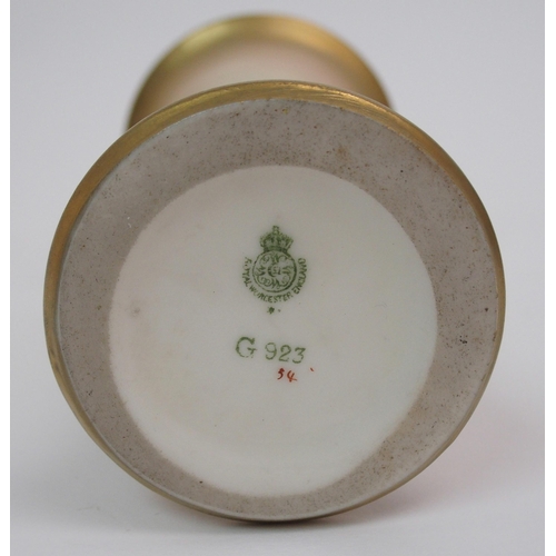 598 - A ROYAL WORCESTER POT POURRI POT AND COVER