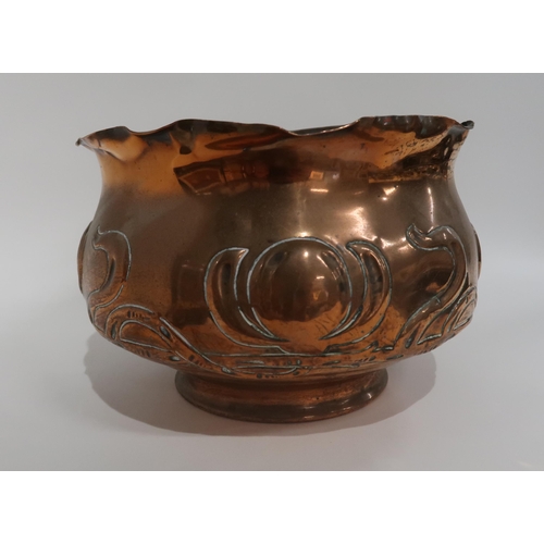 78 - A WILLIAM SOUTTER AND SONS COPPER JARDINIERE