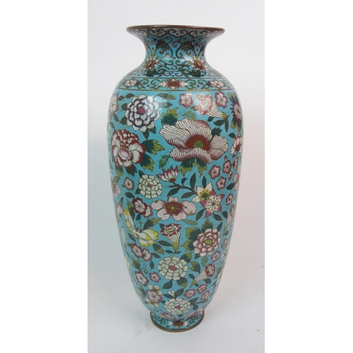 105 - A CHINESE CLOISONNE VASE