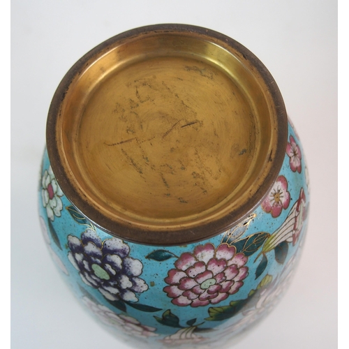 105 - A CHINESE CLOISONNE VASE