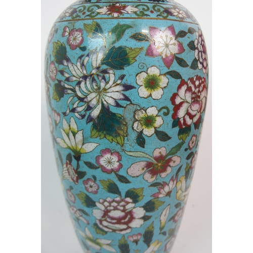 105 - A CHINESE CLOISONNE VASE