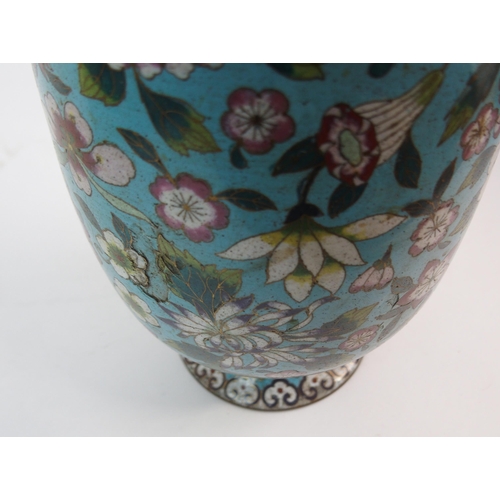 105 - A CHINESE CLOISONNE VASE