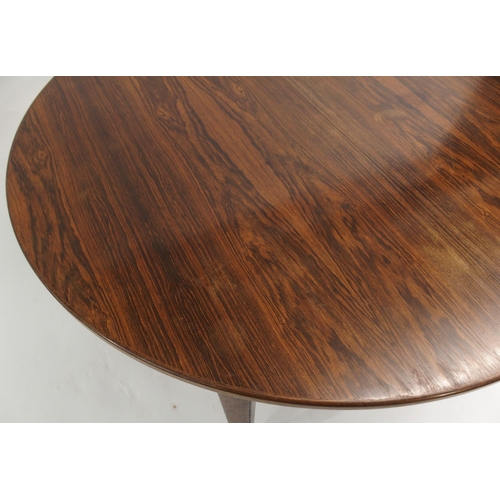 1120 - AN OMANN JUN A/S MODEL NO. 55 ROSEWOOD EXTENDING DINING TABLE