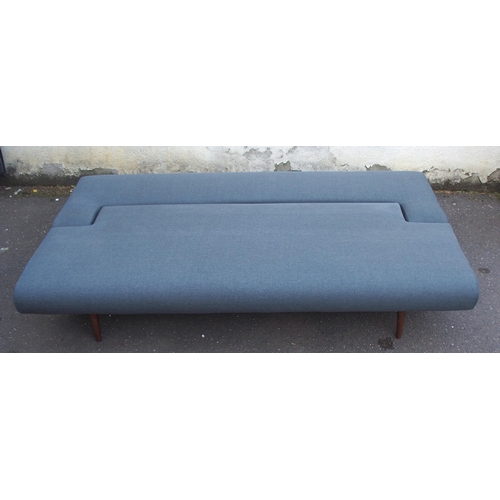 1131 - A MODERN JOHN LEWIS INNOVATION GREY UPHOLSTERED SOFA BED