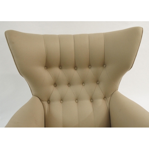 1137 - A G-PLAN BUTTON BACK SWIVEL ARMCHAIR