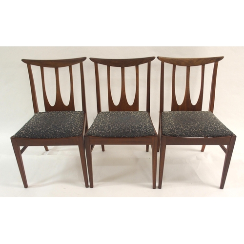 1138 - A SET OF SIX NATHAN MID-CENTURY TEAK DINING CHAIRS