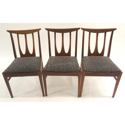 1138 - A SET OF SIX NATHAN MID-CENTURY TEAK DINING CHAIRS