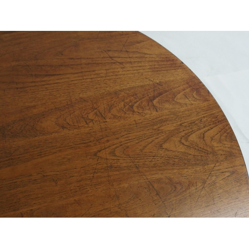 1141 - A FRANCE AND DAVERKOSEN CIRCULAR TEAK COFFEE TABLE