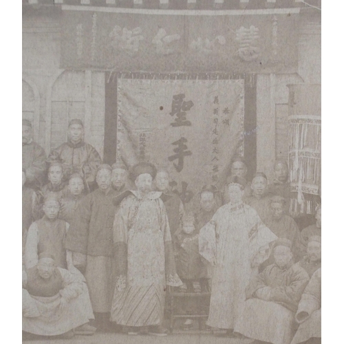 120 - A CHINESE PHOTOGRAPH OF REV DUGALD CHRISTIE