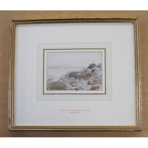 1244 - WILLIAM MCTAGGART RSA  RSW (SCOTTISH 1835-1910)