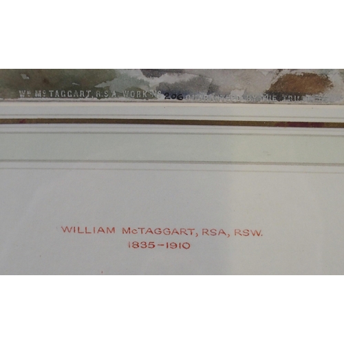 1244 - WILLIAM MCTAGGART RSA  RSW (SCOTTISH 1835-1910)