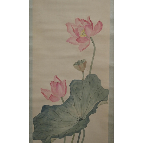 125 - CHINESE SCROLL PAINTINGS