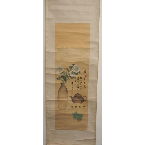 125 - CHINESE SCROLL PAINTINGS