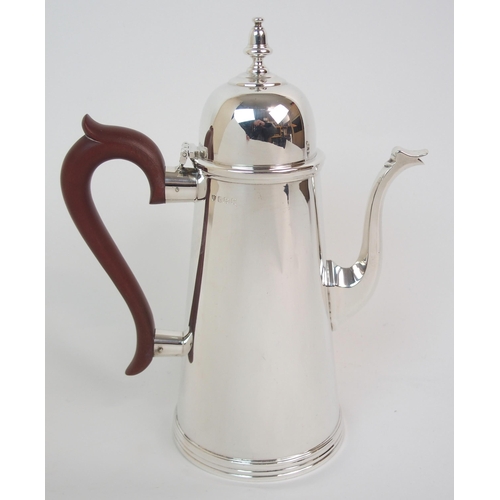 152 - A SILVER COFFEE POT