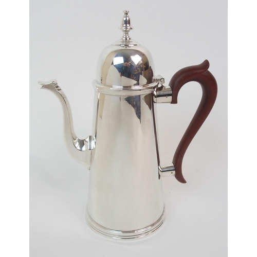 152 - A SILVER COFFEE POT