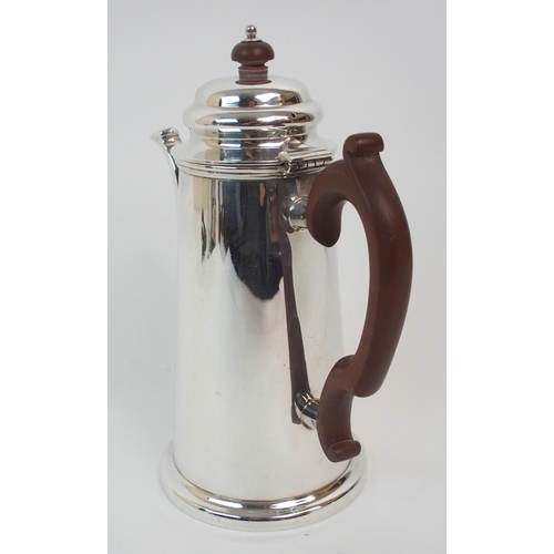 154 - A SILVER COFFEE POT