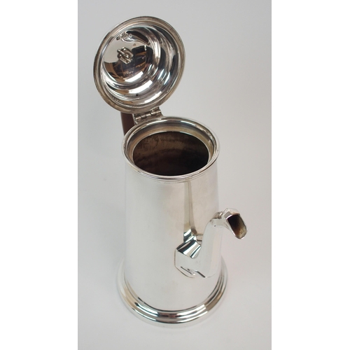 154 - A SILVER COFFEE POT