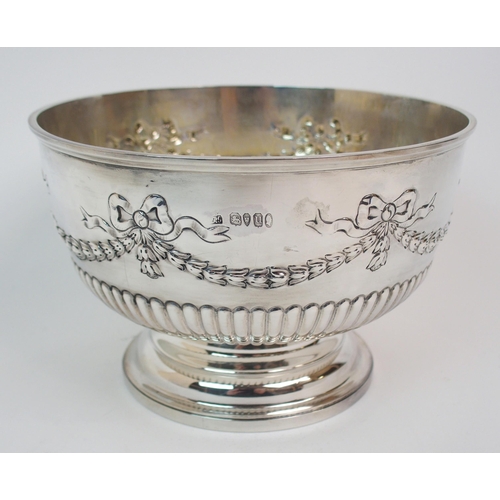 156 - WITHDRAWN A WILLIAM IV SILVER PUNCH BOWL