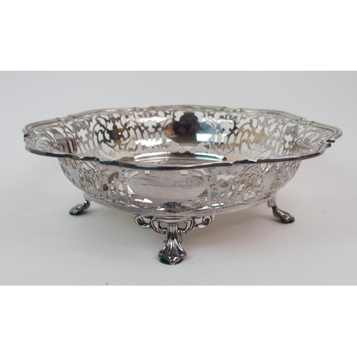 157 - A SILVER FRUIT BOWL