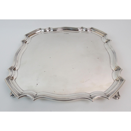 161 - A SILVER SALVER