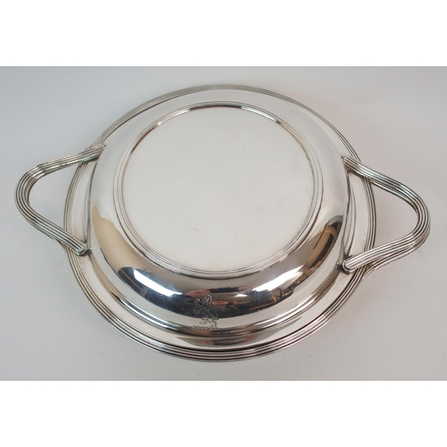 162 - A VICTORIAN SILVER ENTREE DISH