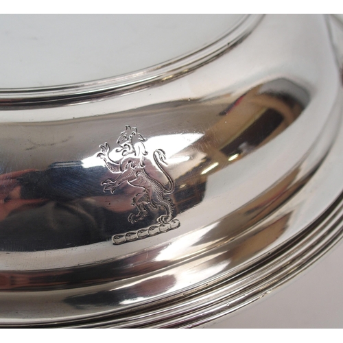 162 - A VICTORIAN SILVER ENTREE DISH