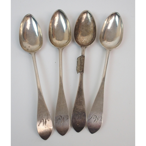 180 - TEN SCOTTISH PROVINCIAL SILVER TEASPOONS  PERTH