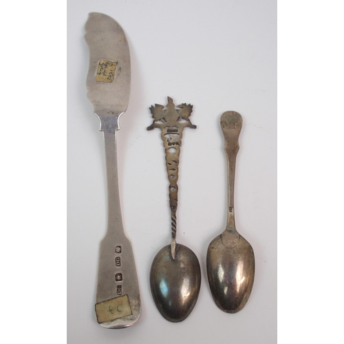 180 - TEN SCOTTISH PROVINCIAL SILVER TEASPOONS  PERTH