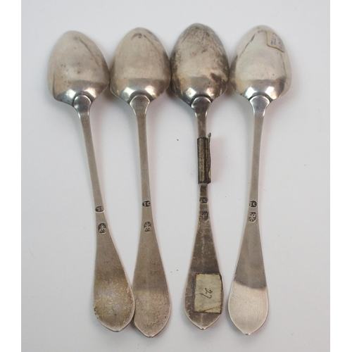 180 - TEN SCOTTISH PROVINCIAL SILVER TEASPOONS  PERTH