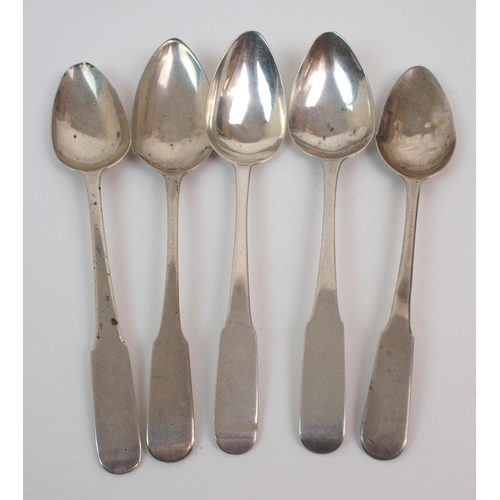 180 - TEN SCOTTISH PROVINCIAL SILVER TEASPOONS  PERTH