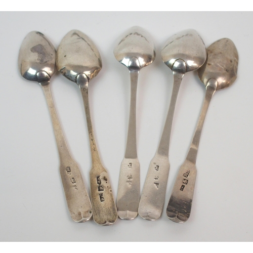 180 - TEN SCOTTISH PROVINCIAL SILVER TEASPOONS  PERTH