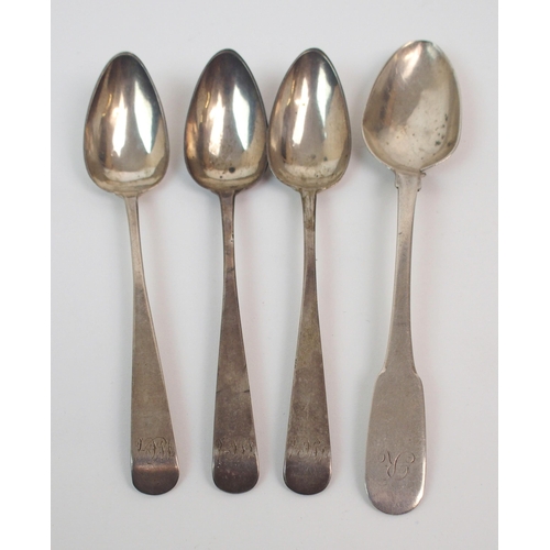 180 - TEN SCOTTISH PROVINCIAL SILVER TEASPOONS  PERTH