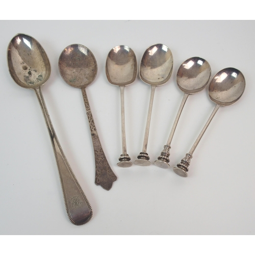 181 - A VICTORIAN SILVER BASTING SPOON